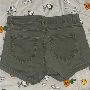 H&M Olive Green Jean Shorts